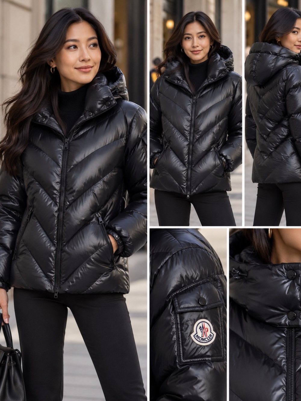 Authentic Moncler Brouel Down Puffer Jacket – Women Large
